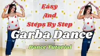 Viral Navratri Garba for Beginners | Easy Steps | Best Dance Course Tutorial | Learn Teen Tali Steps