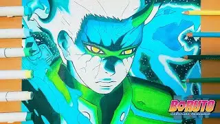 Speed-drawing Mitsuki from Boruto : Naruto Next Generations