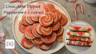 Chocolate Dipped Peppermint Cookie Recipe