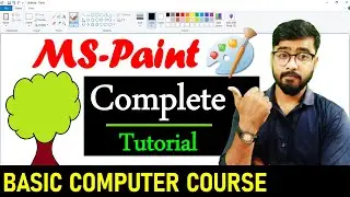MS-Paint Complete Tutorial In Hindi | Basic Computer Course | Computer Gyan