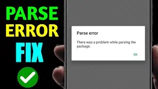 Parse error there was a problem parsing the package android fix