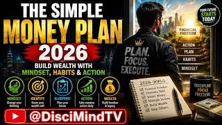 Простой денежный план 2026 | Как разбогатеть с помощью мышления, привычек и действий