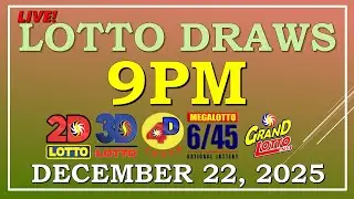 LOTTO RESULT  9PM DRAW , DECEMBER 22, 2025@LottoResultTV15K