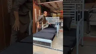 0329-2182719. Iron SofaBed Imran Sons Furniture Karimabad furniture market Karachi near meena bazaar