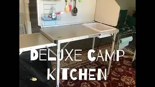 Bass Pro Shop Deluxe Camp Kitchen Set Up