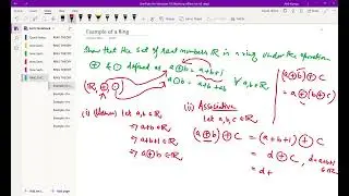 How to prove given algebraic system with two binary operations is a ring.