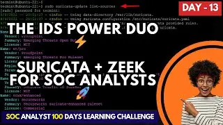 День 13 | Suricata и Zeek в SOC | Суперинструменты SOC 🛡️ Прохождение Suricata и Zeek