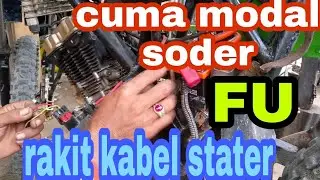 Как собрать трос стартера для мотоцикла Satria Fu #мастерская по ремонту мотоциклов #satriafu #sa...