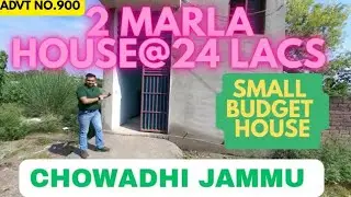🏠✨ 2 Marla House for Sale in Chowadhi | 🛏️ 1BHK Set | ⚡ Immediate Possession | 💰 ₹24 Lac Only