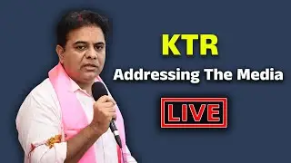 Live: TRS Working President, Minister Sri KTR addressing the Media at Telangan||#live #trs