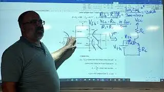 מרתון בגרויות 2021 בחשמל ואלקטרוניקה- פתרון טרנזיסטור בתבנין - חישוב נקודת עבודה, הגבר ומעגל תמורה