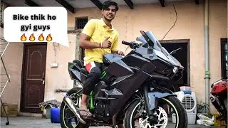 Bike repaired-Kawasaki Ninja H2 making at home