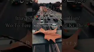 Urdu Shayari Poetry Status! #shorts #viral #Dilbarpoetry