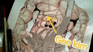 HOW TO PAINT GOO kIM FROM LOOKISM WEBTOON//ISKETCHEYE
