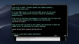 DHCP server with CentOS Stream 9 minimal