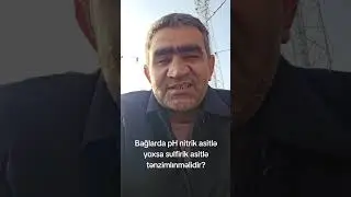 Torpaqda pH hansı turşu ilə salınmalıdır?