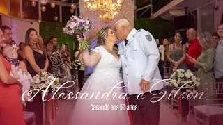 Casamento aos 50 anos de idade - Alessandra e Gilson - teaser de casamento