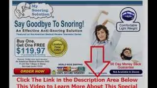 products for not snoring | Say Goodbye To Snoring