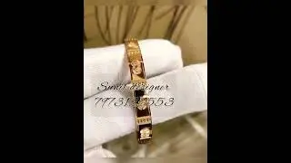 Cnc gold banges chri design / latest fancy gold bangles #goldbangles #youtubeshorts #explore