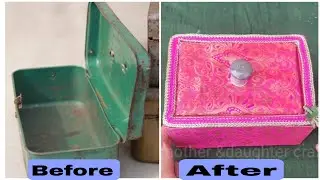 Diy Bangle Box Make At Home #waste Metal Box Makeover