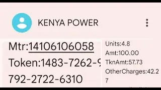 Как оплатить электроэнергию токенами с помощью M-Pesa | Учебное пособие по оплате токенами Kenya ...
