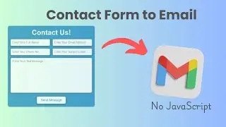 How to Send Email without any Backend Languages | HTML Only