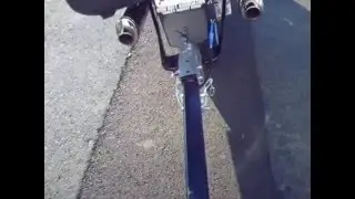 Swivel Adaptor for Motorcycle Hitch In Action