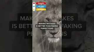 Stop Faking Perfection! Be Authentically YOU #shorts #motivation #youtubeshorts #lion
