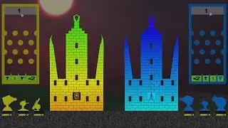 Castle Destruction Marble Race in Algodoo | The War Day #303