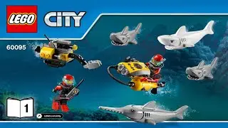LEGO instructions - City - Deep Sea Explorers - 60095 - Deep Sea Exploration Vessel (Book 1)
