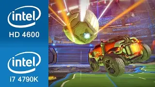 Rocket League Gameplay Intel HD 4600