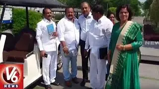 Minister Etela Rajender Team Gujarat Tour | Visits Sabarmati Riverfront Project | V6 News