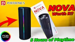 New Portronics Nova 40W Bluetooth Speaker | Unboxing Review Sound Test | RGB LIGHTS,TWS | ₹2800