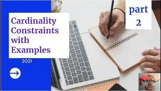 Cardinality Relationship Constraints in DBMS |One to one |one to many| many to many 2021