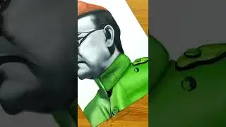 Netaji Subhash Chandra Bose drawing || how to draw Netaji #netaji #harghartiranga  #hypernilart