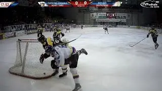 Skrot meczu PLAY-OFF TatrySki Podhale Nowy Targ-JKH GKS Jastrzębie 2017-03-01