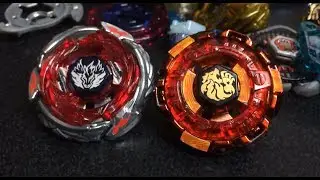 БИТВА: Fang Leone Burning Claw Ver. W105R2F против Wing Pegasus 90WF - Beyblade Metal Fight 4D