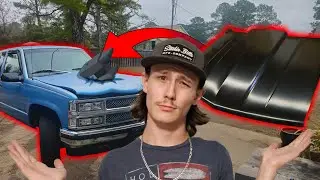 Fixing My Wrecked Hood! | Building an OBS Show Truck