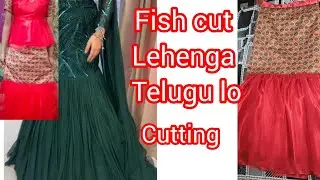 New trend 📈 Fish cut lehenga cutting #trendind#dress cutting #tailoring #design 