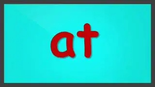K1 | English Phonics | 5 Years Old | Phonics -at