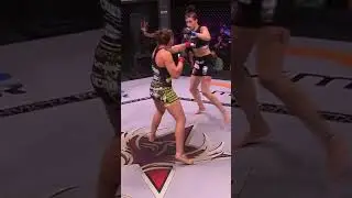 Amber Leibrock TKO&rsquo;s Marina Shafir in 37 seconds! #combatsports #mma #tko