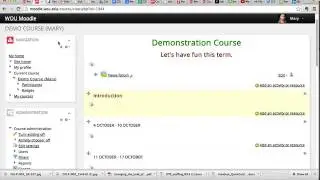 Adding and Editing HTML Blocks in Moodle