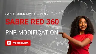 Sabre Red 360 - PNR Modification | Live Training