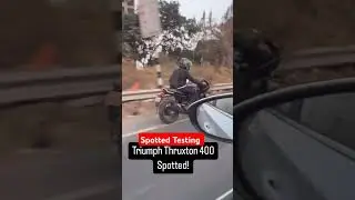 2025 Triumph Thruxton 400 Spotted Testing #automobile #triumph #speed400 #triumphspeed400 #thruxton