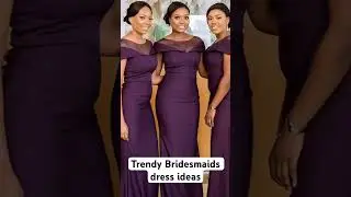 Trendy Bridesmaids Dress Ideas. #trending #trendingshorts #fashion #bridesmaids #wedding #bridal