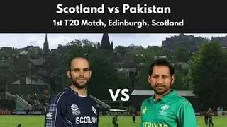 Pak Vs Scotland First 1 T20 match Live 2018