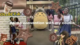Anime convention with my cousin!! | anime convention vlog!!