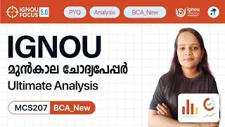 MCS 207 Database Management Systems | BCA_New | IGNOU PYQ Analysis | Kerala's No.1 IGNOU Coaching