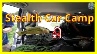 Stealth Car Camping & Kayak Fishing in Jersey (New Millpond Adventure)