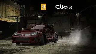 Need for Speed: Most Wanted. Renault Clio V6 customization and race.